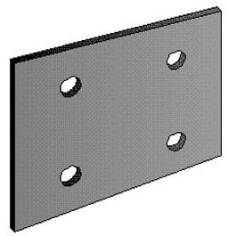Verbindungslasche EBO 80mm Pol