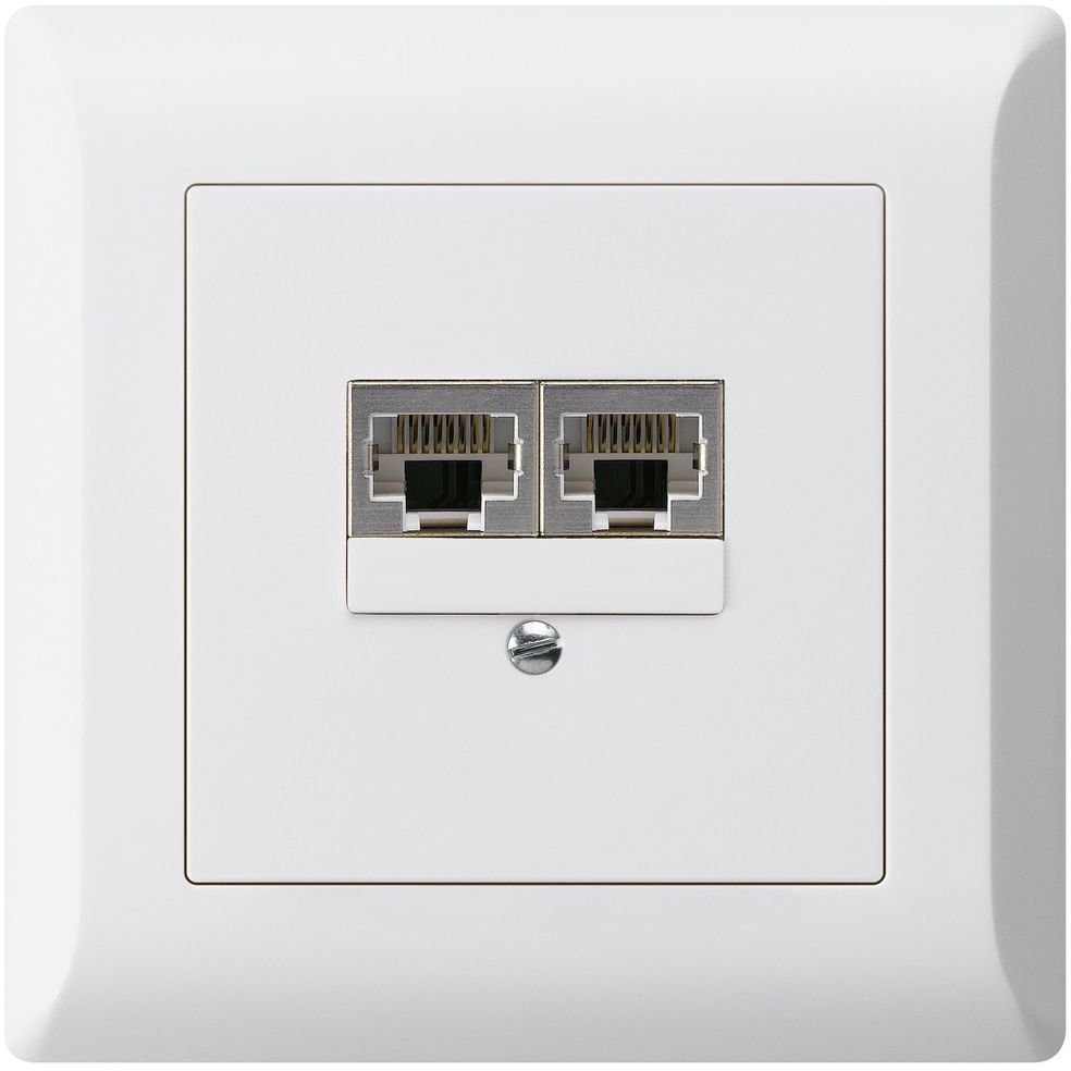 UP-Dose KLI 2×RJ45s getrennt