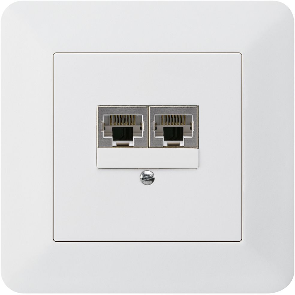 UP-Dose KTR 2×RJ45s getrennt