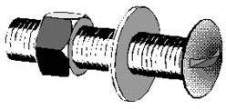 Becherschraube M6×20mm Stahl