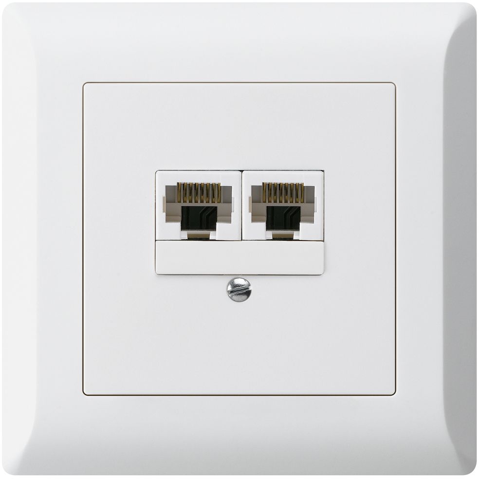 UP-Dose KLI 2×RJ45u getrennt