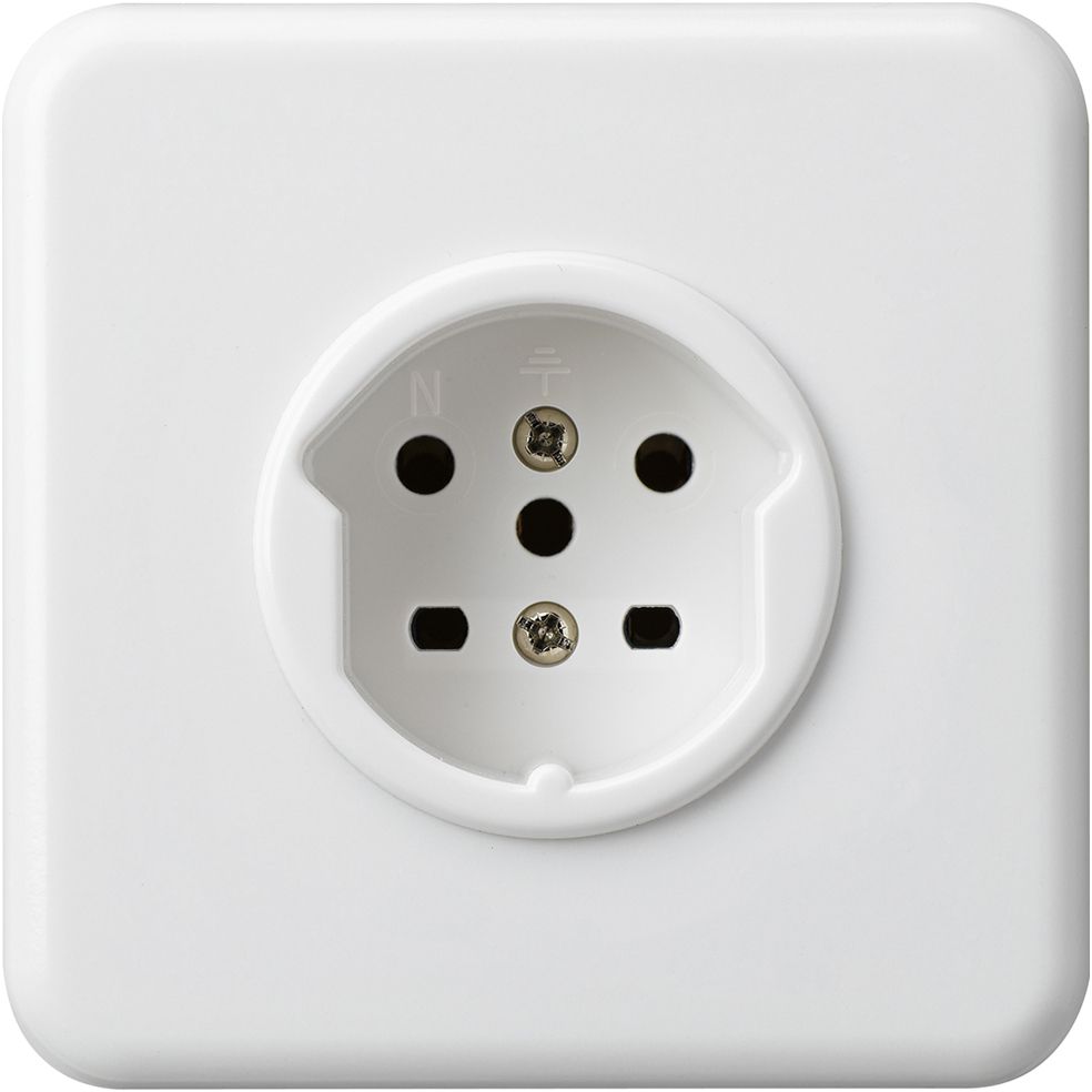 UP-Steckdose BAS T15 ws