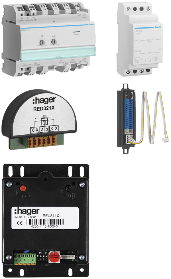 Audio-Kit Hager Basic REK009X,