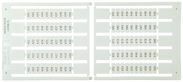 Bezeichnungsschildchen 5x5mm