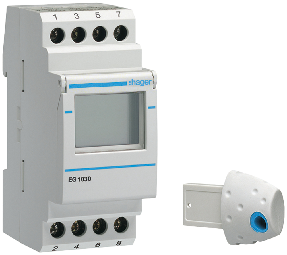 Schaltuhr HA digital 1W T/W