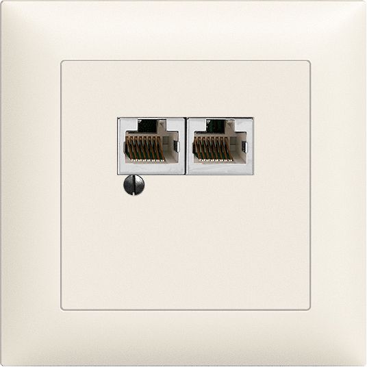 UP-Dose 2×RJ45/s 4P getr.Edue