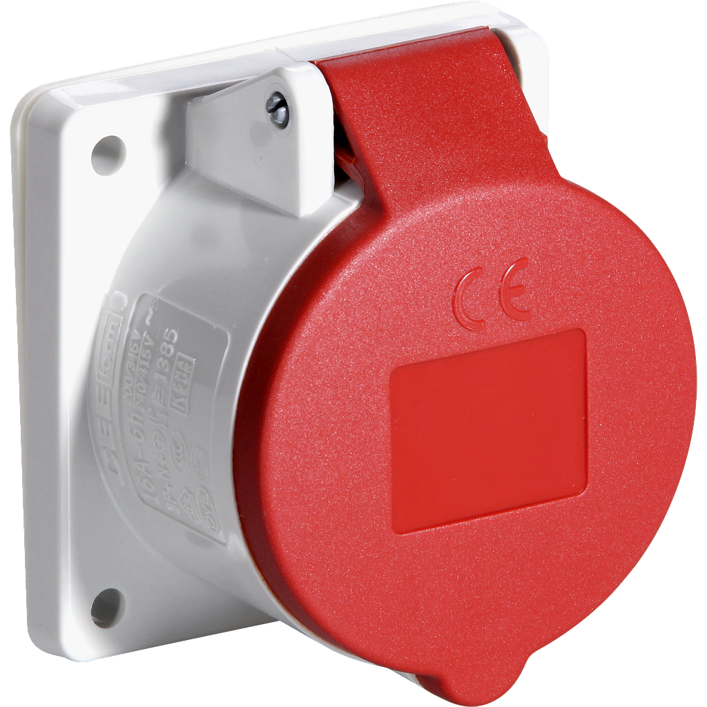 EB-Steckdose CEE rt 16A 5P 6h
