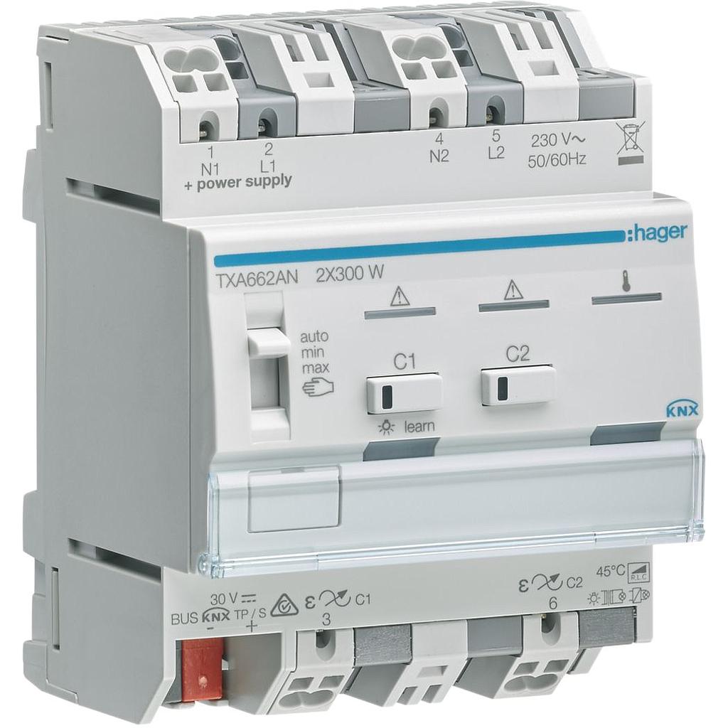 REG-Dimmaktor HA KNX easy