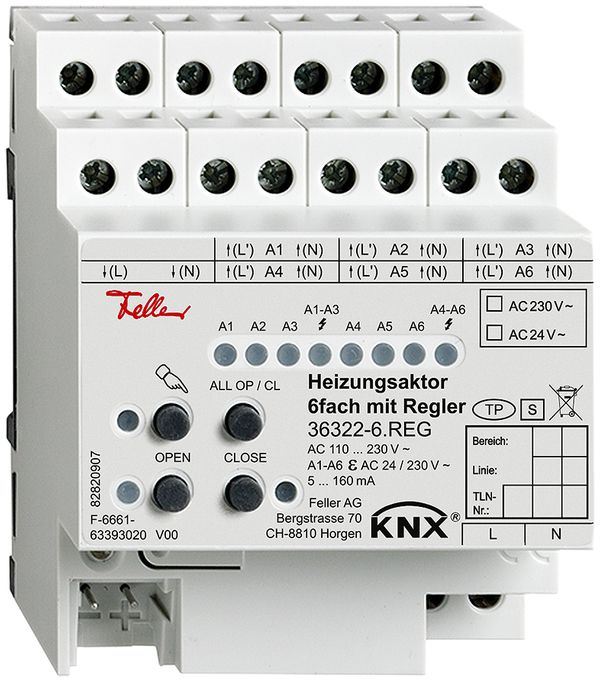 REG-Heizungsaktor Feller KNX