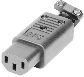 Gerätesteckdose T113 sz, Typ