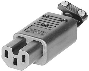 Gerätesteckdose T113 sz,