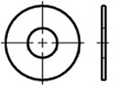 U-Scheibe M8 17×8,4×0,8mm DIN