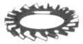 Fächerscheibe M4 4,3×8×0,5mm