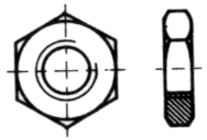 Sechskantmutter M3 Ø0,5mm DIN