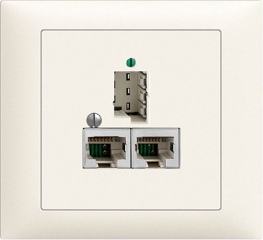 EB-Dose 1×T+T,2×RJ45/s 8P Edue
