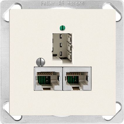 EB-Dose 1×T+T,2×RJ45/s 8P Edue