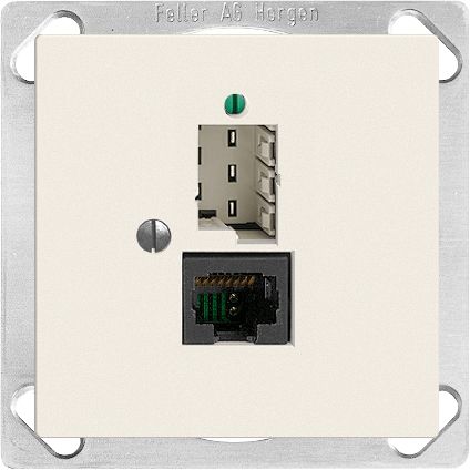 EB-Dose 1×T+T,1×RJ45/u 8P Edue