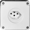 UP-Steckdose feucht T13 ws FH