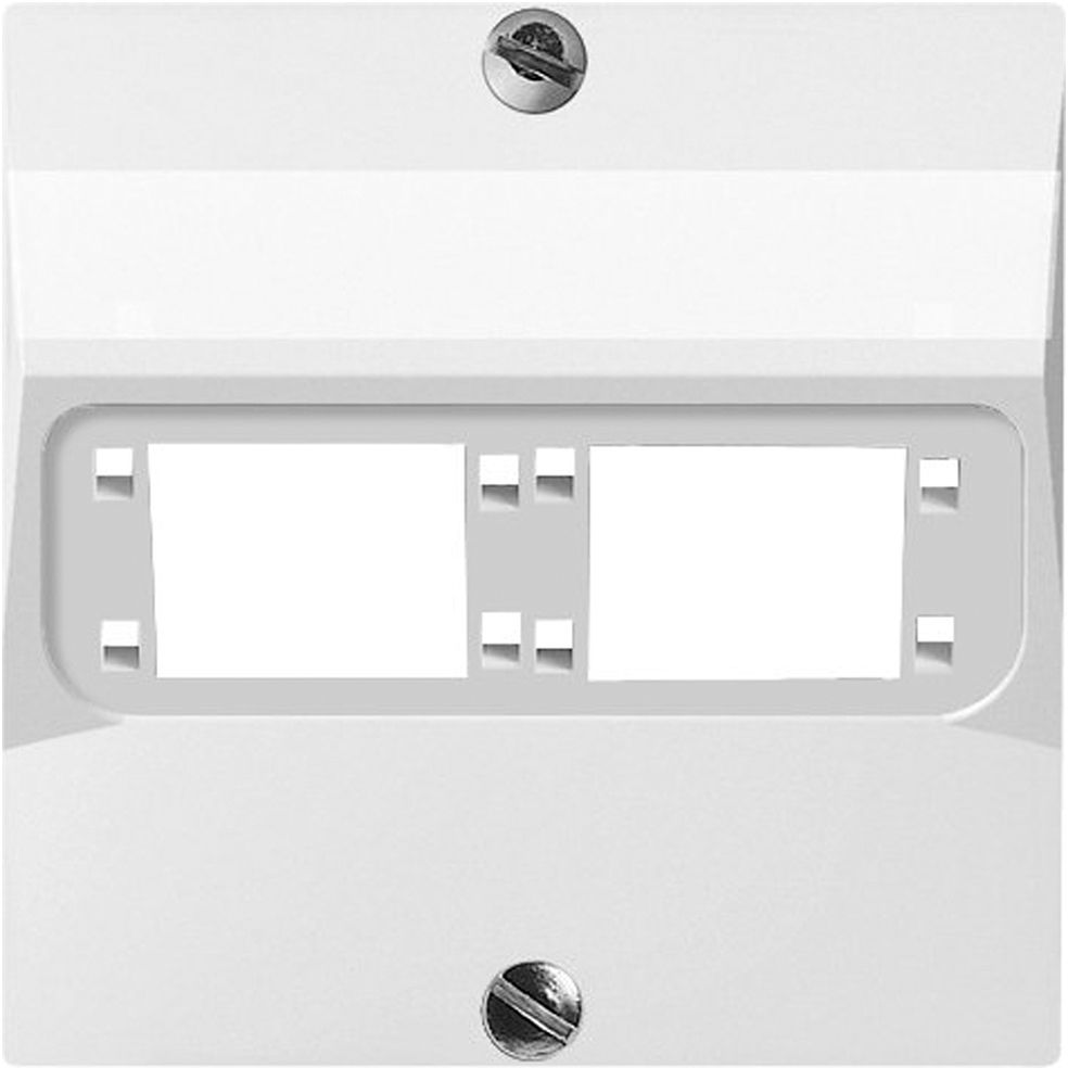 Abdeckset SIDUS z.2RJ45 ws