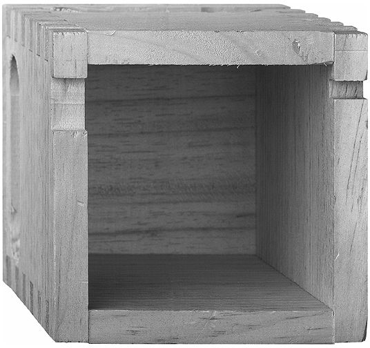 UP-Holz-Einbaukasten Gr.II