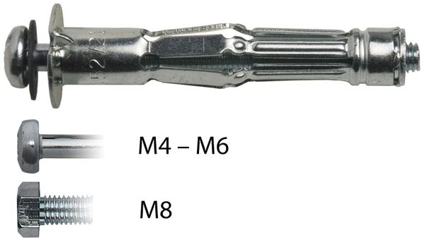 Hohlraumdübel Mungo MHD-S6/16