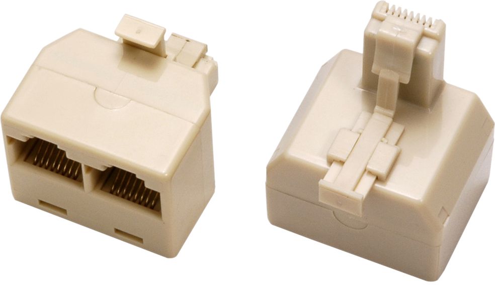 Direktadapter RJ45m/2×RJ45f