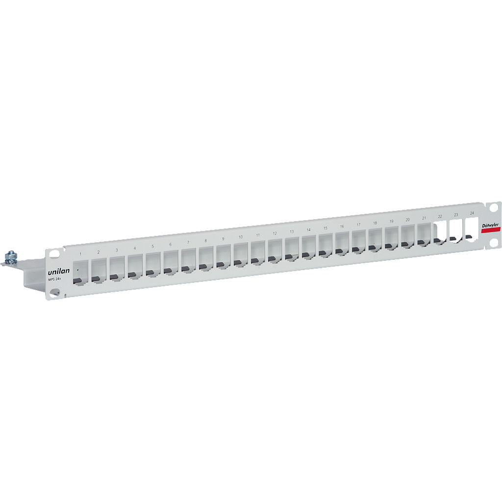 Patchpanel 19" 1HE f.24xMPS