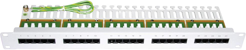 Patchpanel 19" 1HE Voice Kat3