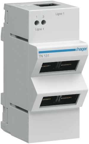 Patchpanel 1×4RJ45 für