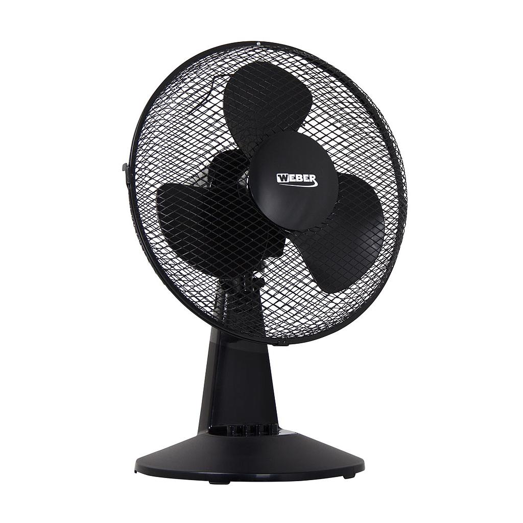 Weber Home TVS30 Tisch Ventilator schwarz