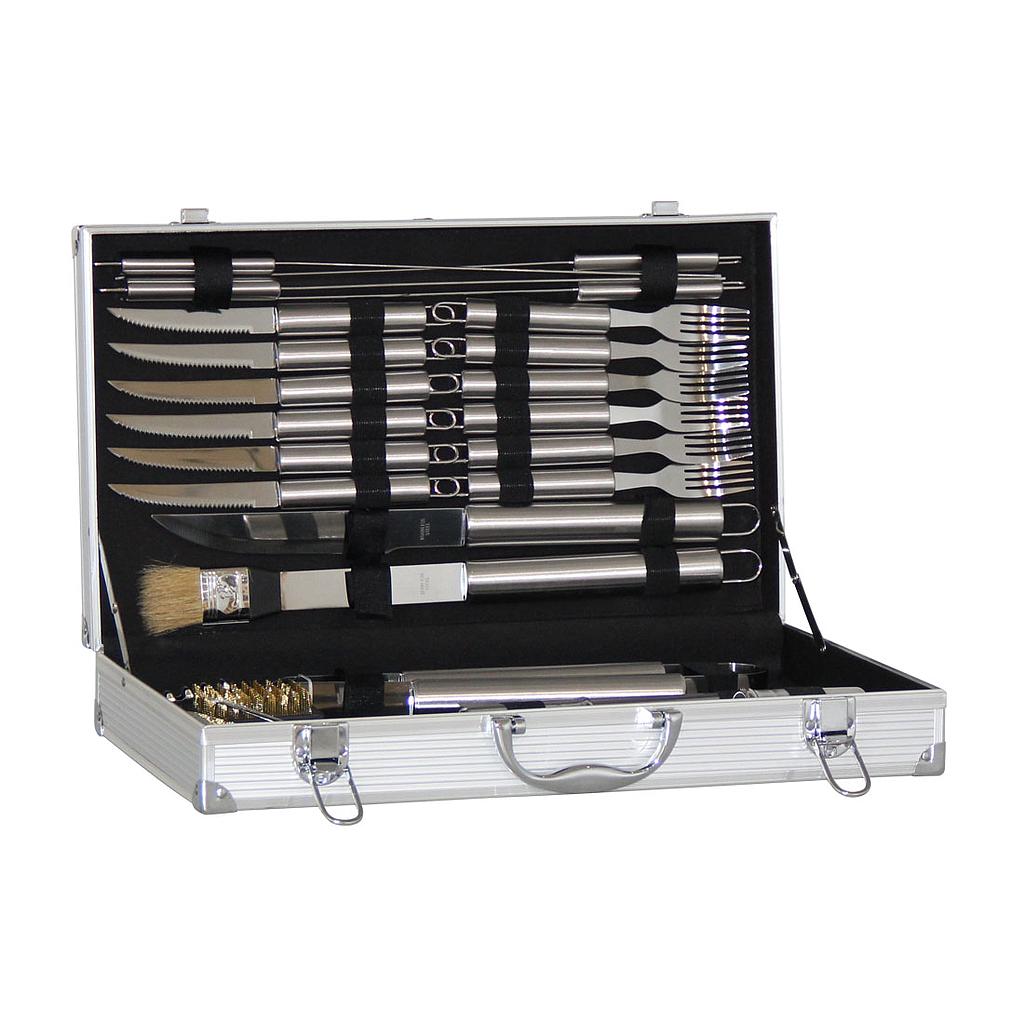 Mr. Grill GZ24 Grillzangen Set im Alukoffer