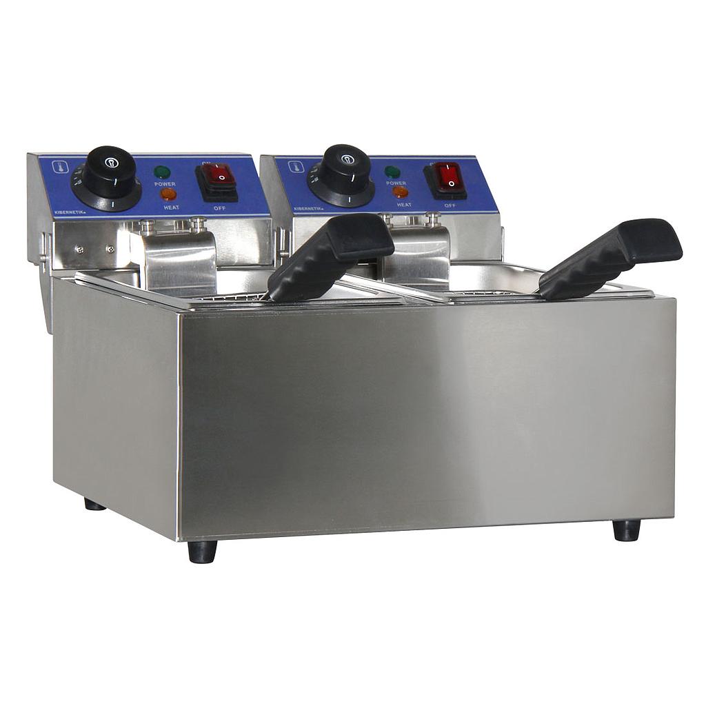 Fritteuse 2 x 6 Liter