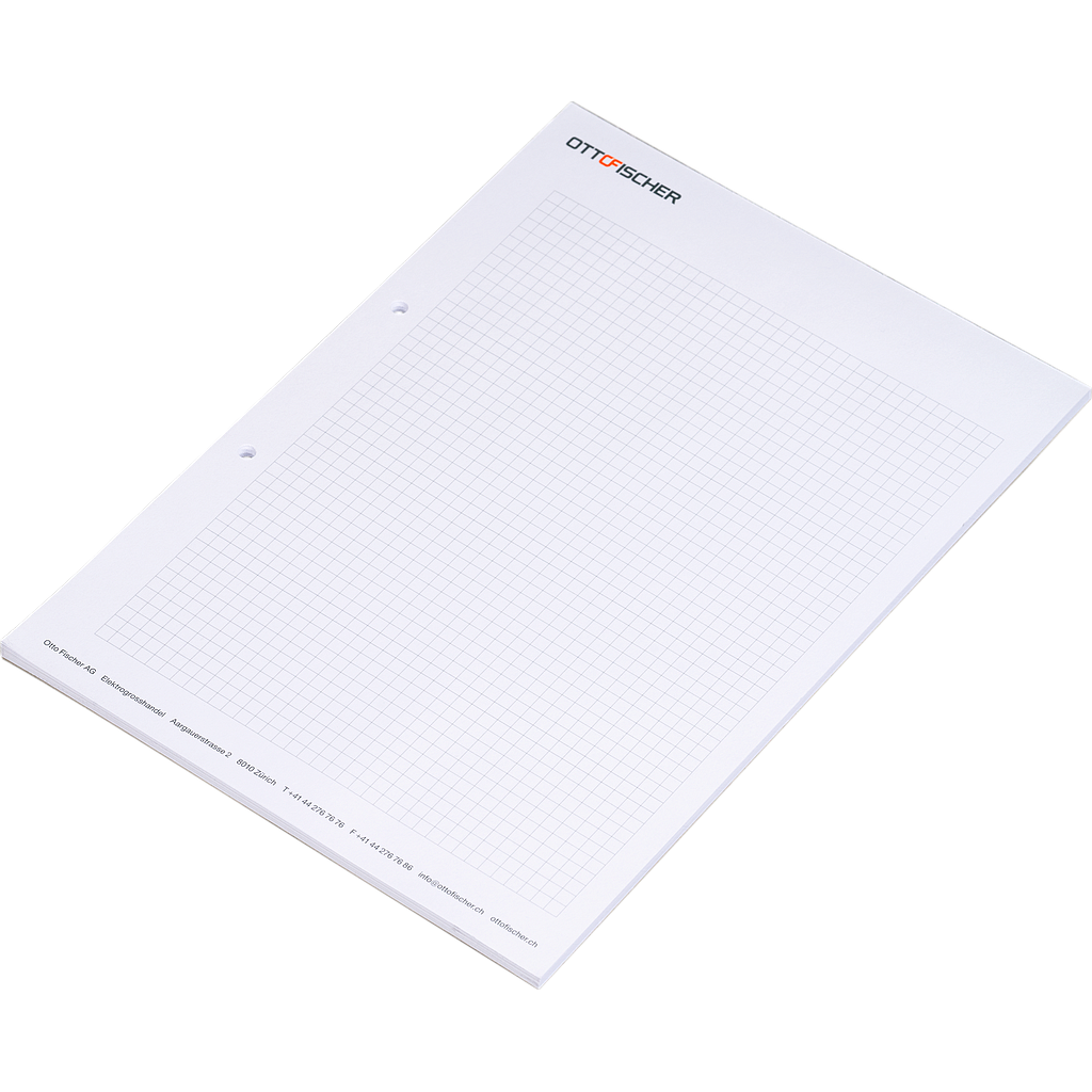 OF-Notizblock bedruckt A4