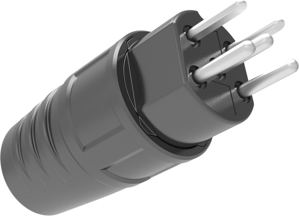 Stecker ELBRO T15 IP54 gummi