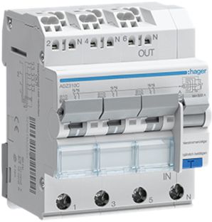 FI/LS-Schalter HA 3-3×1PN B