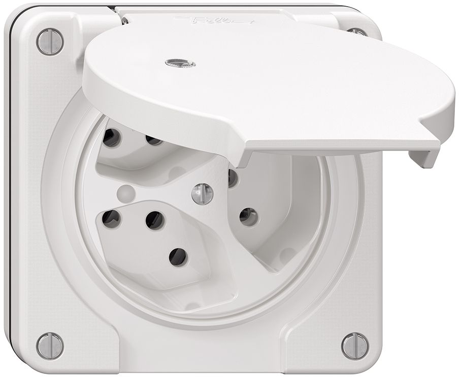 NUP-Steckdose NEVO, 3×T13, LED