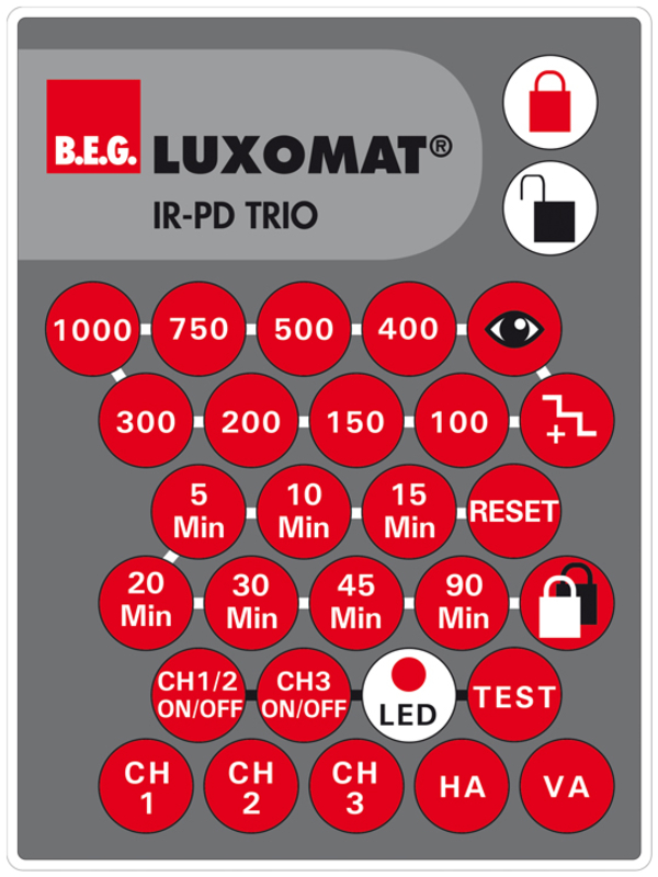Fernbedienung IR-PD Trio