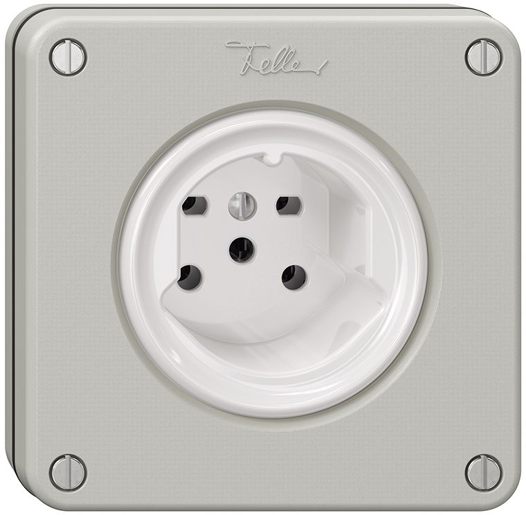 NUPU-Steckdose NEVO, 1×T15