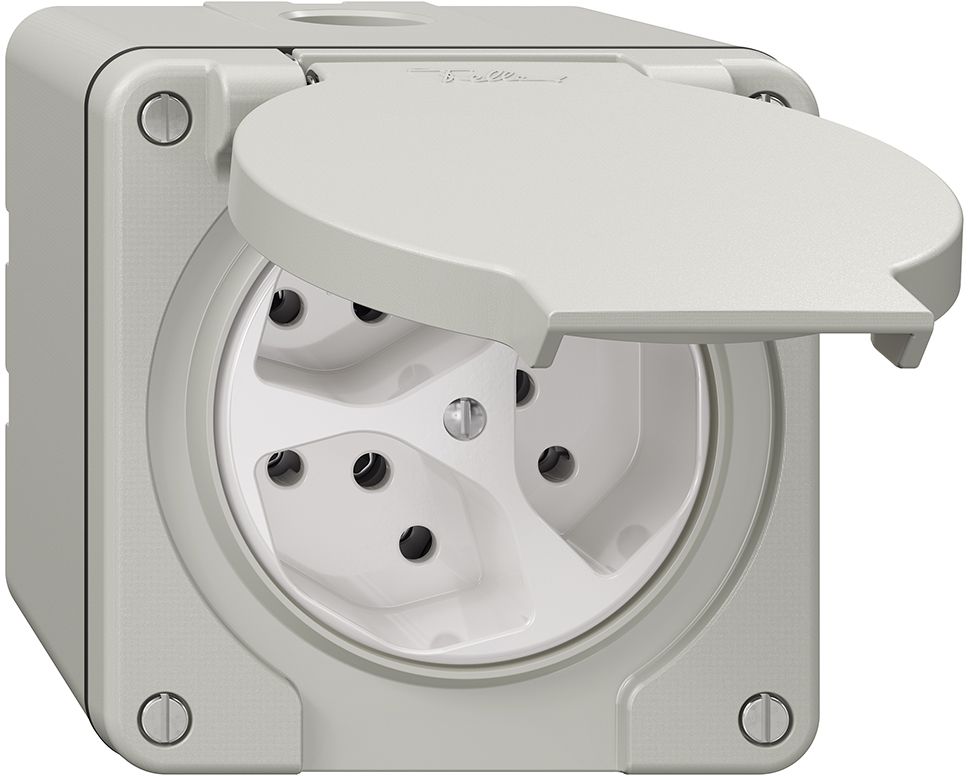 NAP-Steckdose NEVO, 3×T13