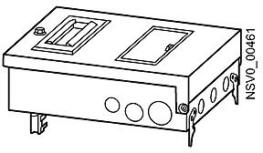 BD2-AK2M2/F ABGANGSKASTEN
