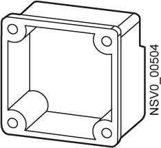 BD2-AG ADAPTERGEHAEUSE FUER STECKDOSEN