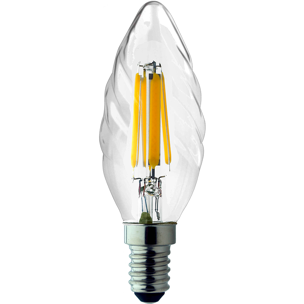 LCC Lampe 4W, 400lm, 2700K, klar twister