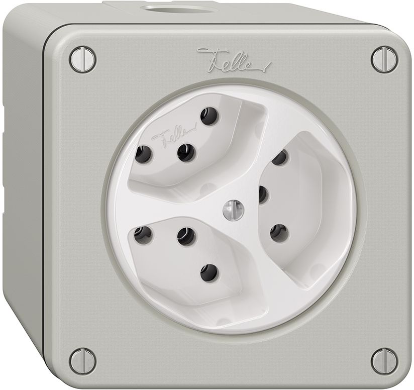 NAPU-Steckdose NEVO, 3×T13