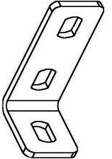 Befestigungswinkel 50×100×40mm