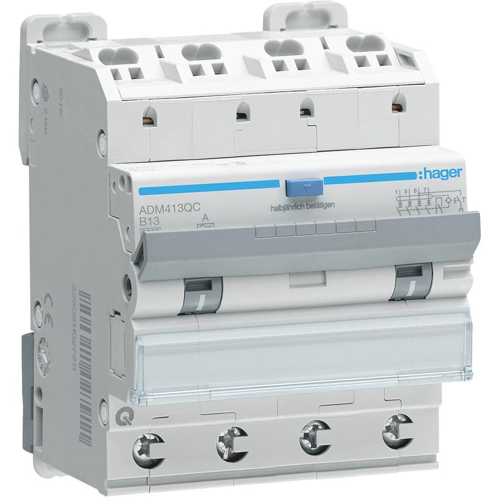 FI/LS-Schalter HA 4P 6kA B 13A
