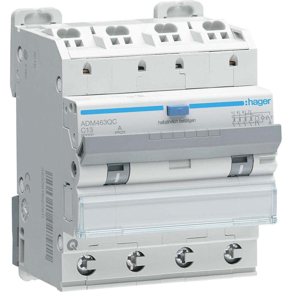 FI/LS-Schalter HA 4P 6kA C 13A