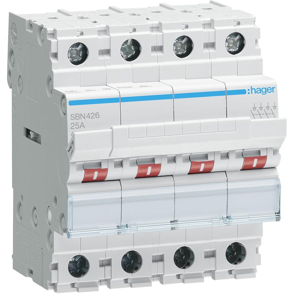 REG Kippschalter HA 4P 25A
