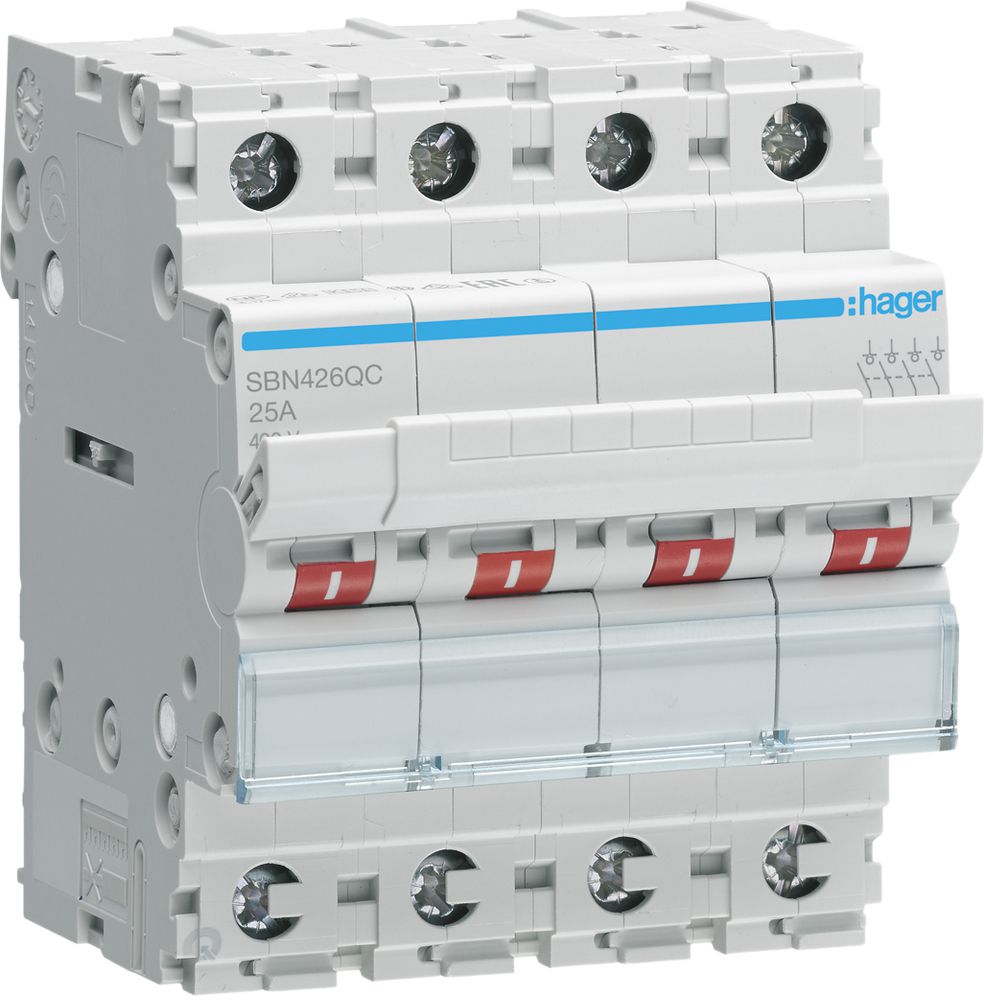 REG Kippschalter HA 4P 25A