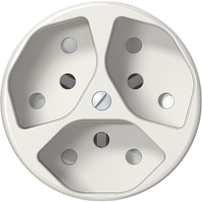 UP-Steckdose CLASSIC E 3×T13