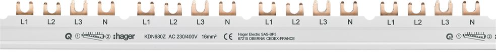 Gabel-Phasenschiene HA 3P+N